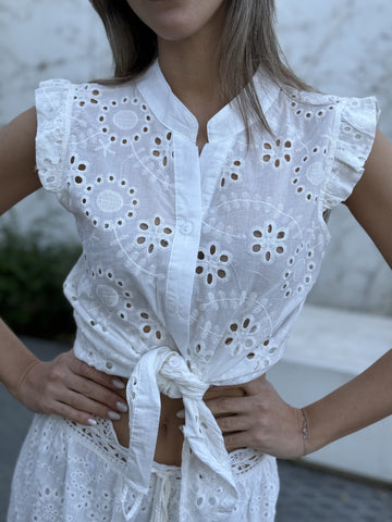 Maglia donna bianca