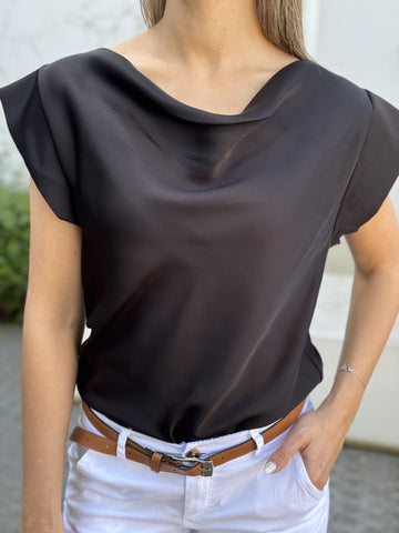 Maglia donna nera made in italy